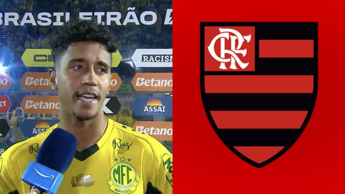 Autor de gol do Mirassol contra o Palmeiras revela carinho pelo Flamengo