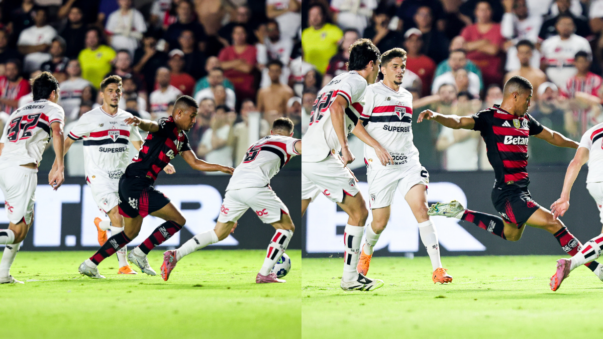 Azar ou descuido? Samuel Lino chega a 3º gol anulado no Flamengo