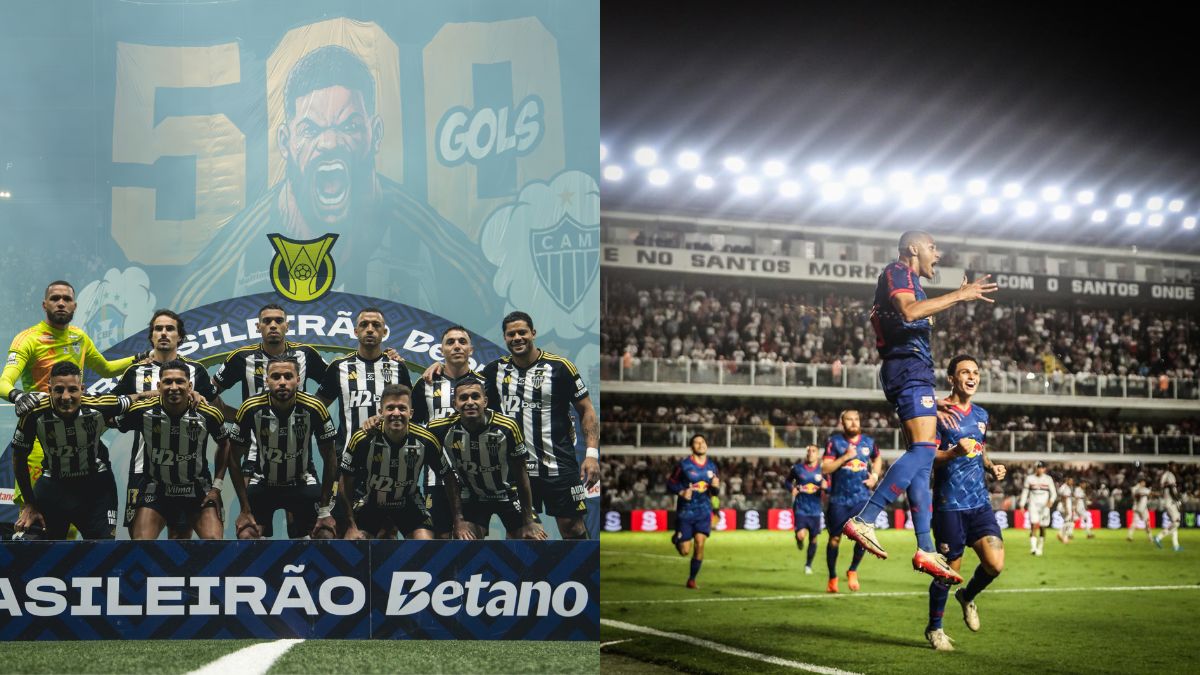 Bragantino x Atlético-MG entram em campo