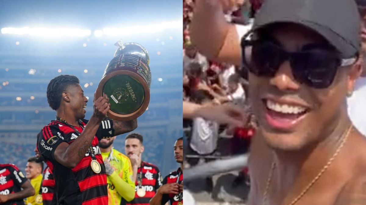 Bruno Henrique dá resposta inusitada em festa do Flamengo