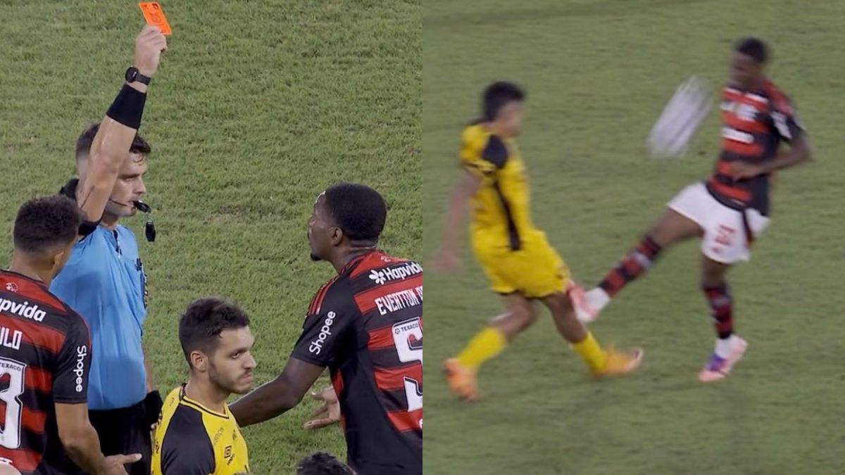 CBF divulga áudio do VAR sobre expulsão de Evertton Araújo