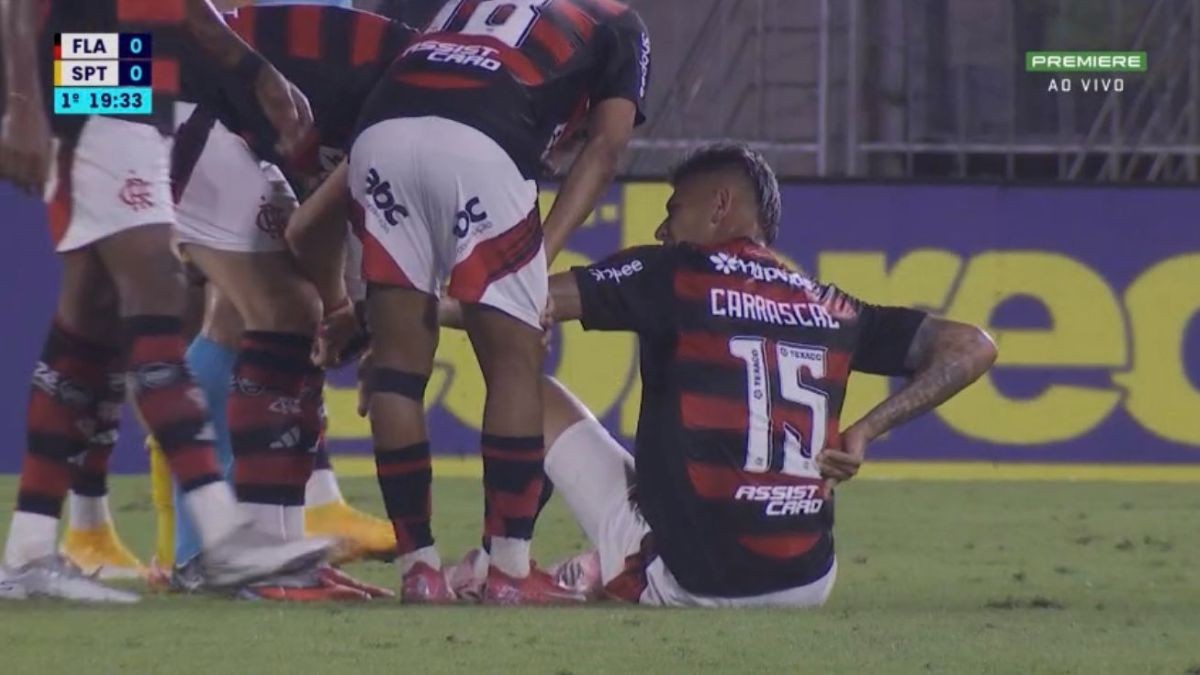 Carrascal sofre lesão e preocupa para os jogos do Flamengo