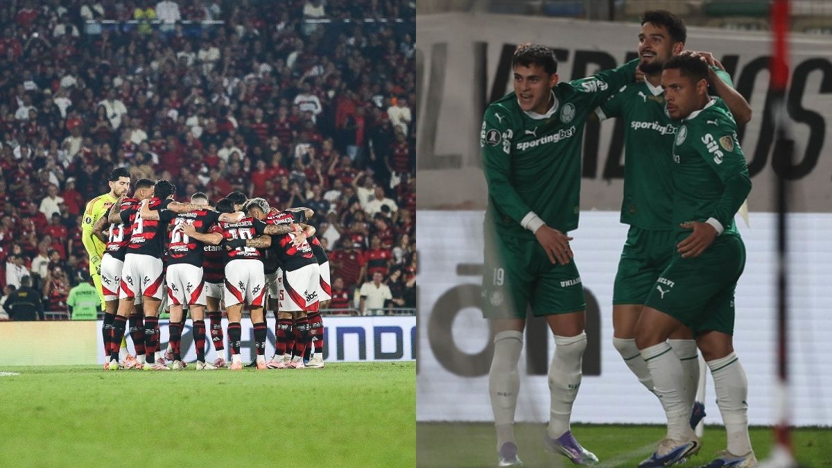 Como chegam Flamengo e Palmeiras para a final da Libertadores 2025