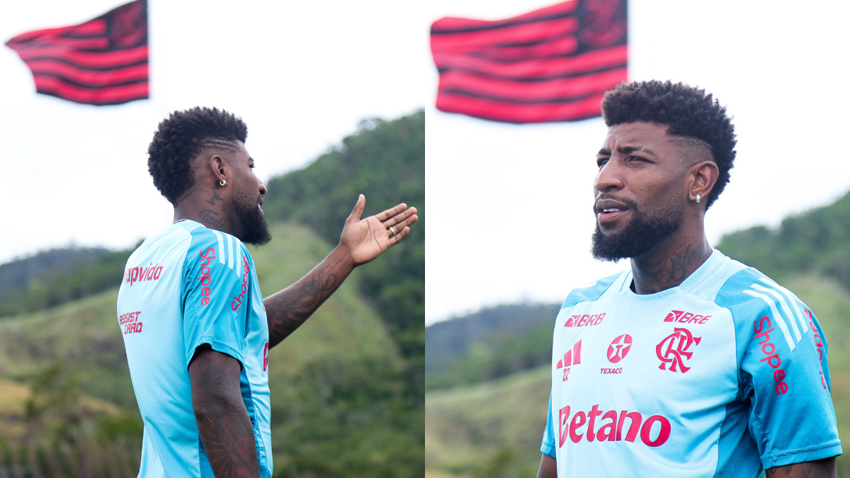 Emerson Royal separa 'briga' de 2 jogadores em treino no CT do Flamengo