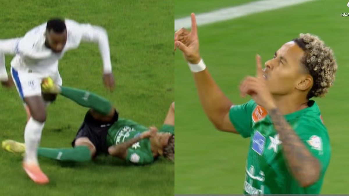 Ex-Flamengo marca golaço e toma atitude assustadora em jogo do Campeonato Saudita