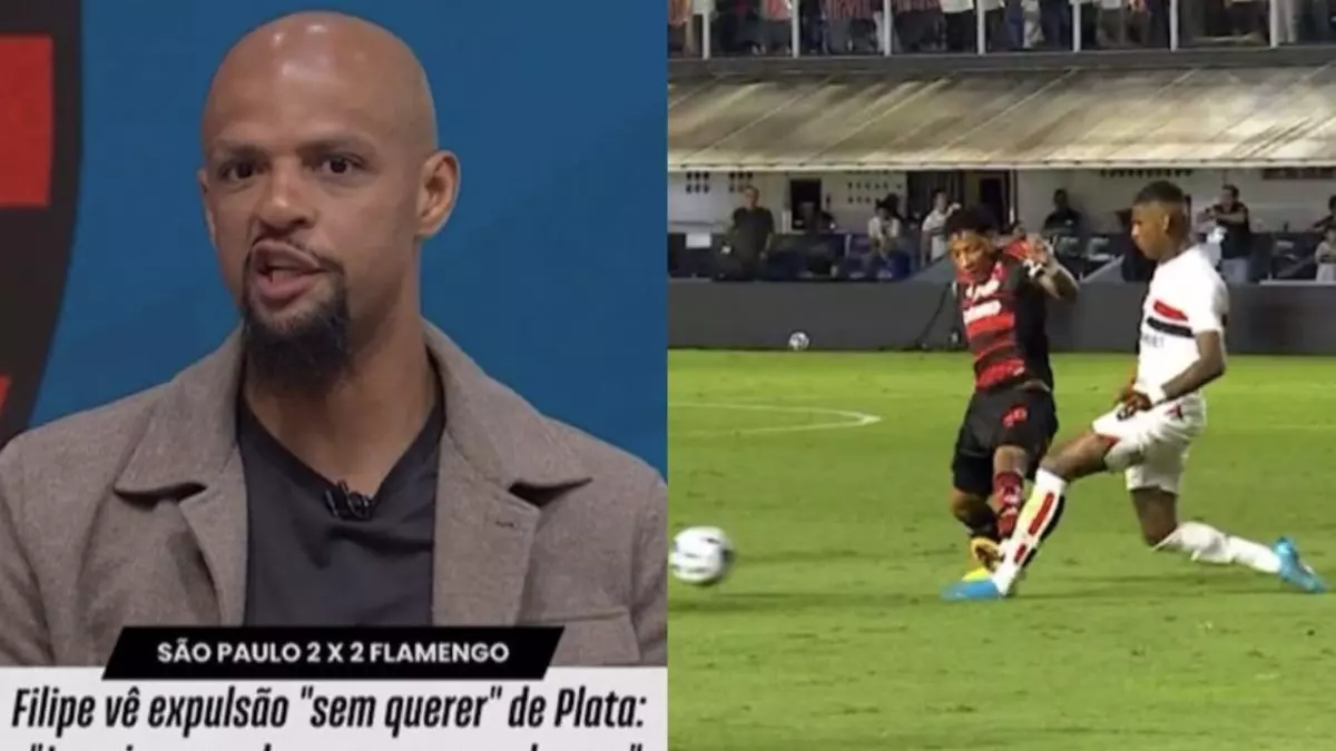 Felipe Melo sobe tom e reclama de torcida do Flamengo por Plata