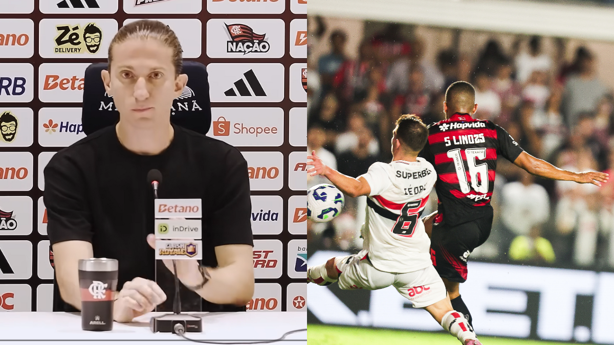 Filipe Luís desabafa sobre chances de título do Flamengo no Brasileirão após empate com São Paulo
