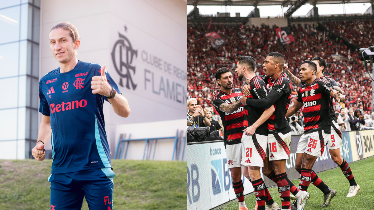 Filipe Luís prepara reforço para jogo do Flamengo x Bragantino