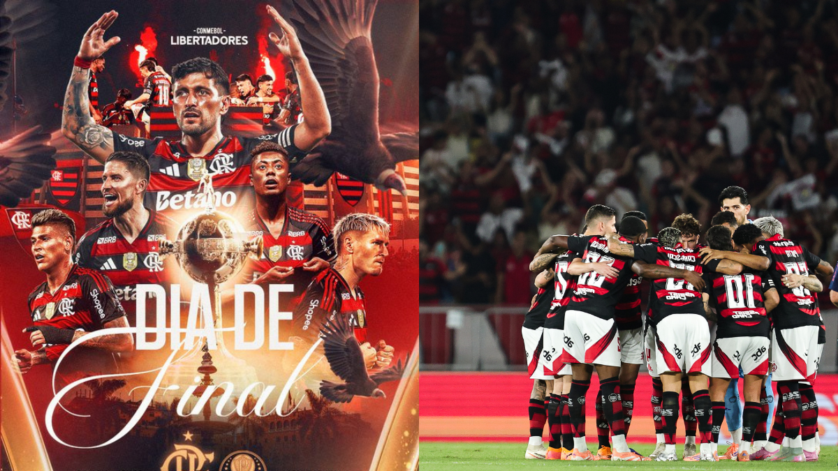 Flamengo manda recado à torcida em dia de final da Libertadores contra o Palmeiras