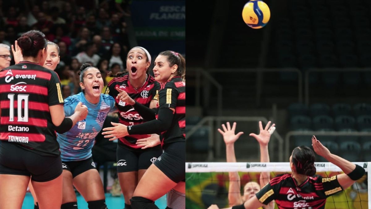 Flamengo tem atuação de gala e vence do Praia na Superliga