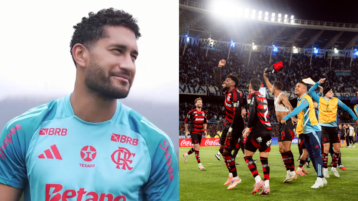 Jogador afastado pelo Flamengo ironiza final da Libertadores