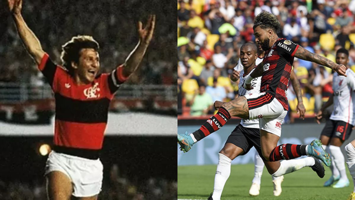 Jogador do Flamengo que marcar em final pode se 'igualar' a Gabigol e Zico