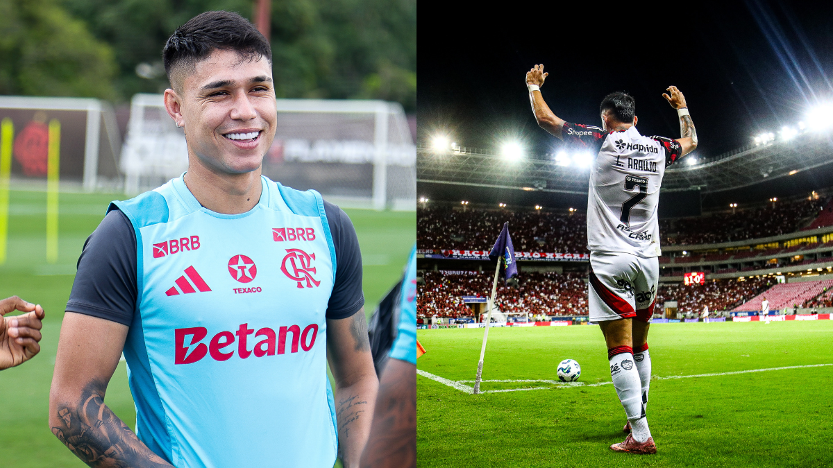 Luiz Araújo atinge marca inédita na carreira em jogo do Flamengo x Sport