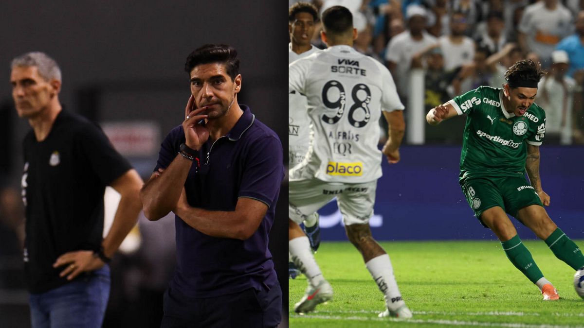 Palmeiras tropeça contra o Santos, e Flamengo assume liderança do Brasileirão