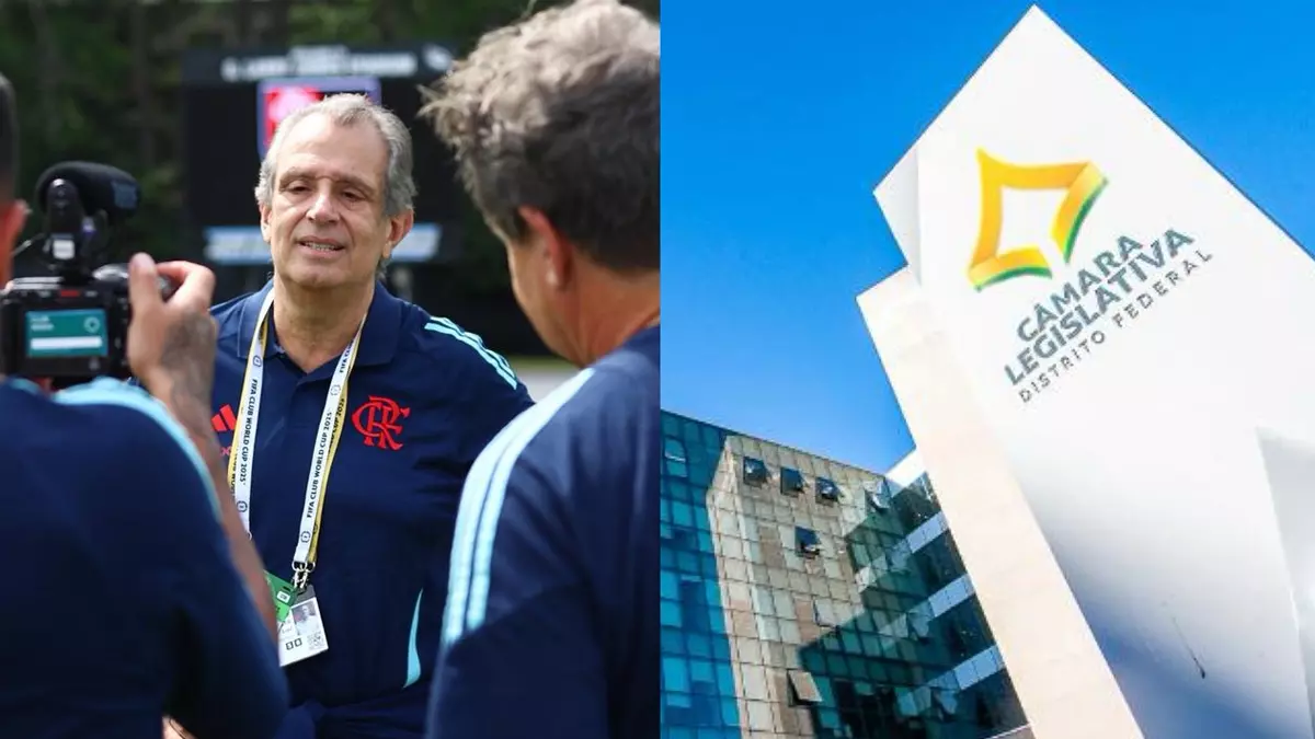 Presidente do Flamengo, Bap recebe título da Câmara do Distrito Federal em solenidade nesta quarta