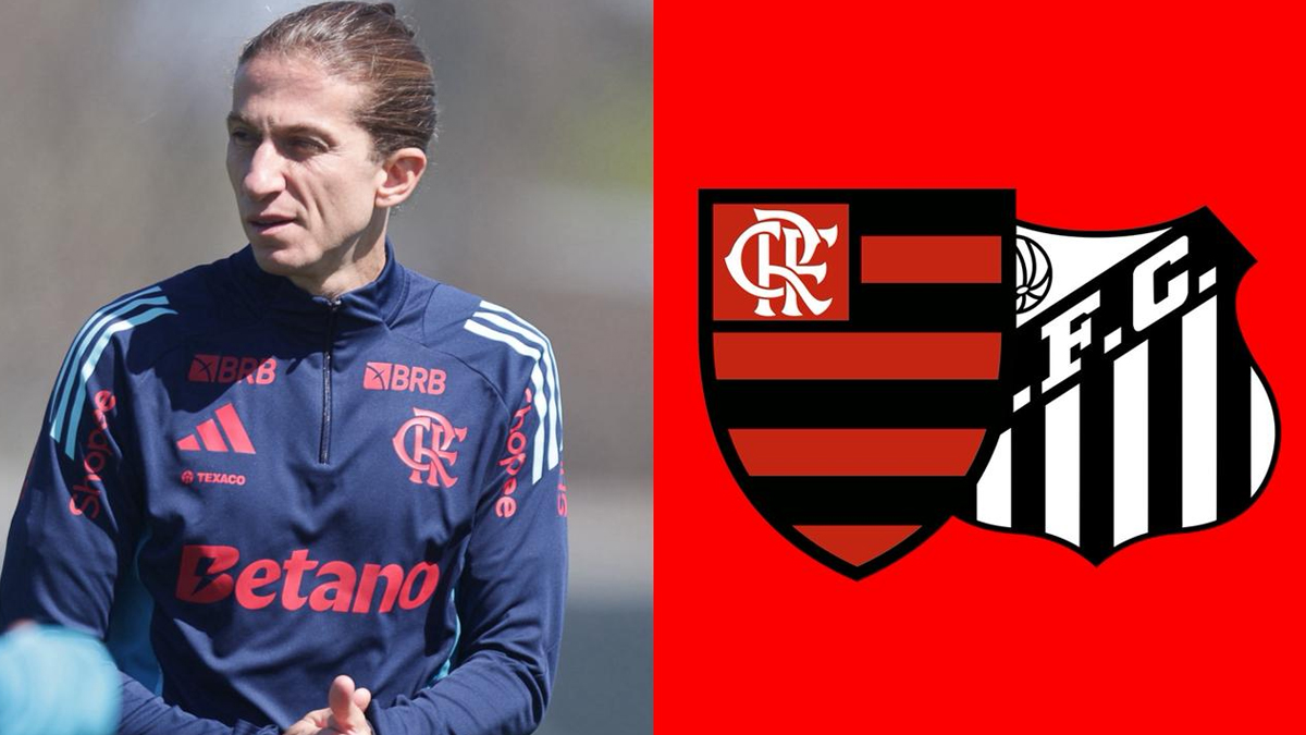 Provável escalação: Filipe Luís faz 'mudança forçada' no time para jogo do Flamengo x Santos, pelo Brasileirão