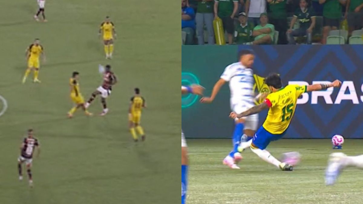 Qual é o critério? Jogador do Flamengo é expulso em lance idêntico ao Palmeiras