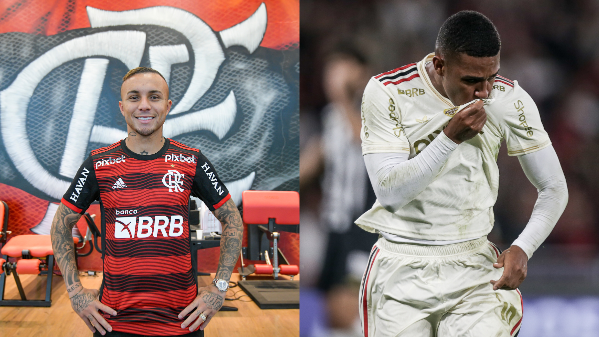 Quem deve ser titular? Samuel Lino e Cebolinha brigam pela ponta esquerda do Flamengo; veja números