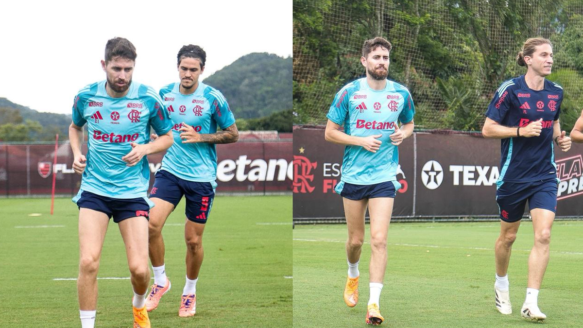 Reforço! Jorginho volta a treinar com grupo e deve ser relacionado para jogo do Flamengo x Fluminense