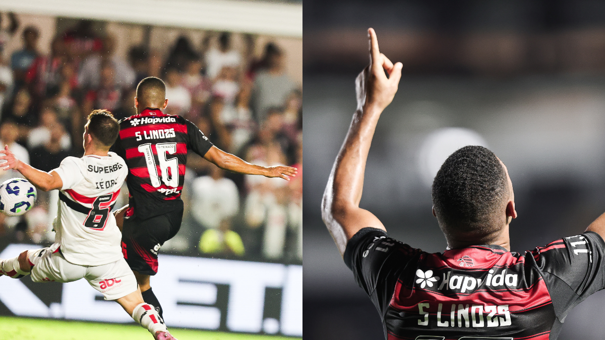 Samuel Lino marca para o Flamengo e quebra jejum de mais de 10 jogos sem gols