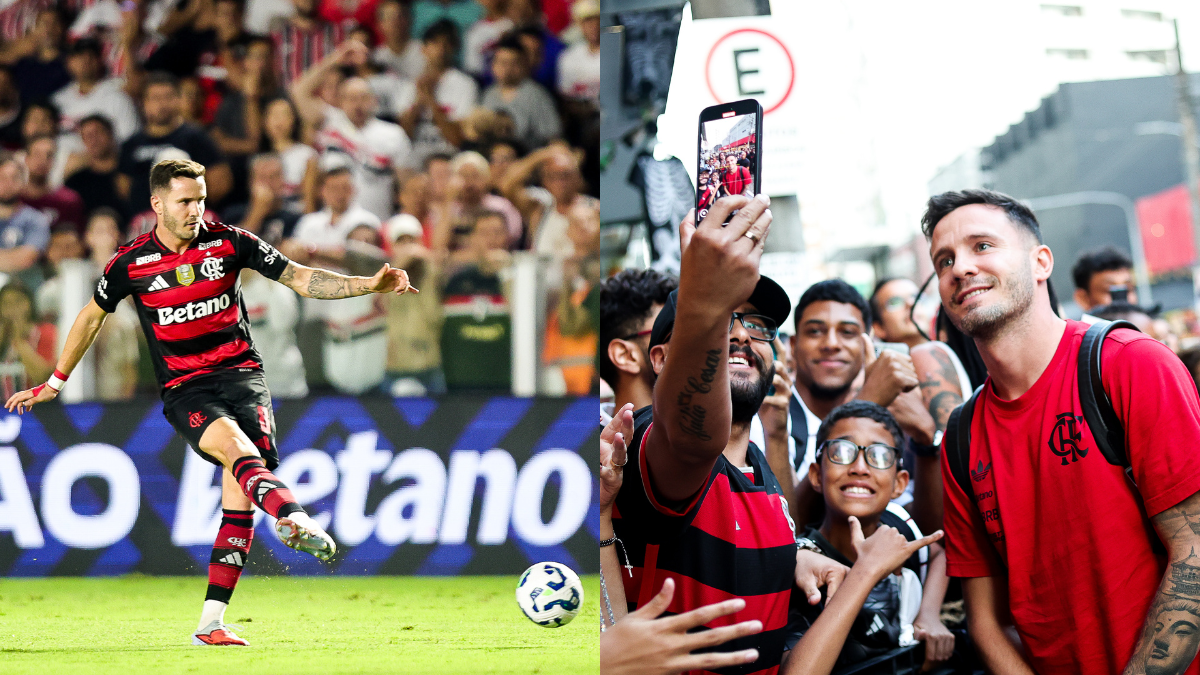 Saúl impressiona e lidera duelos ganhos pelo Flamengo contra o São Paulo; veja números