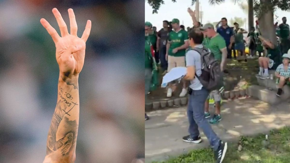 Título do Flamengo aposenta música de torcida do Palmeiras