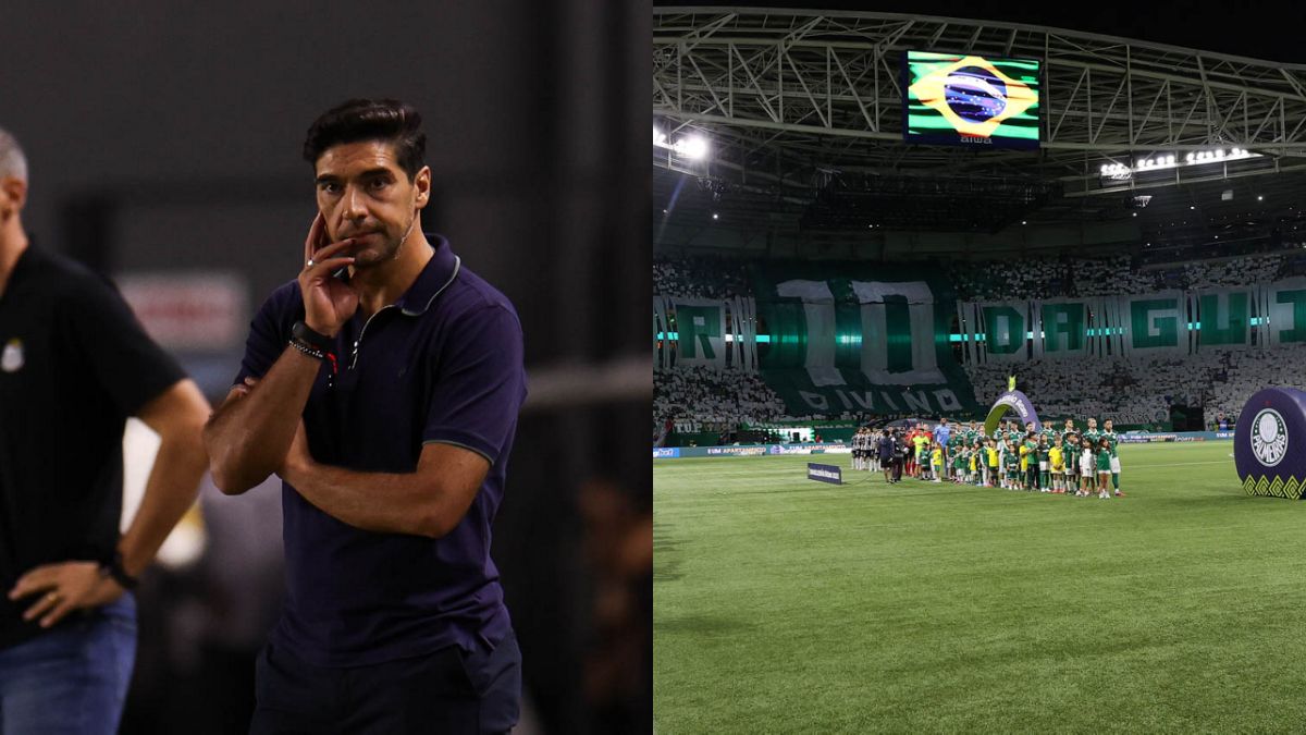 Torcedores surtam com Abel Ferreira após derrota do Palmeiras