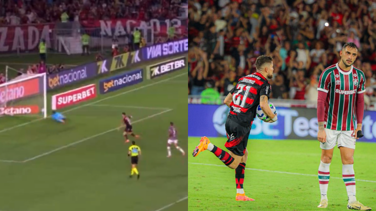 VÍDEO | Jorginho converte pênalti e incendia fim de jogo do Flamengo x Fluminense