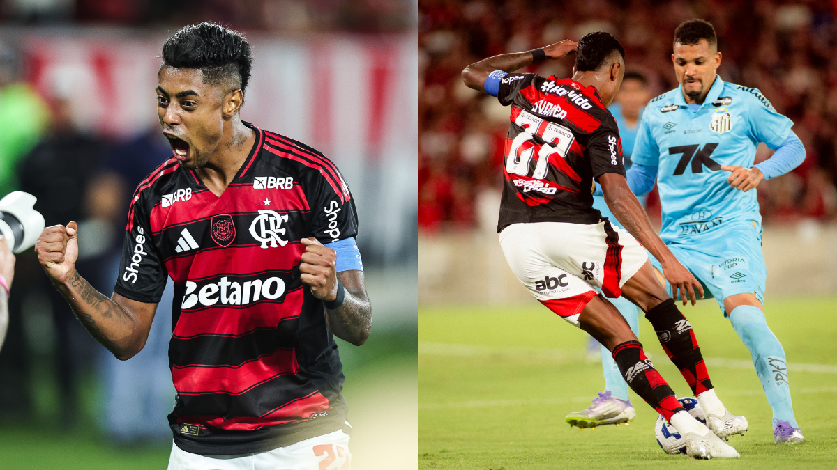 Vídeo | Bruno Henrique aproveita falha na defesa e faz Flamengo 3 x 0 Santos