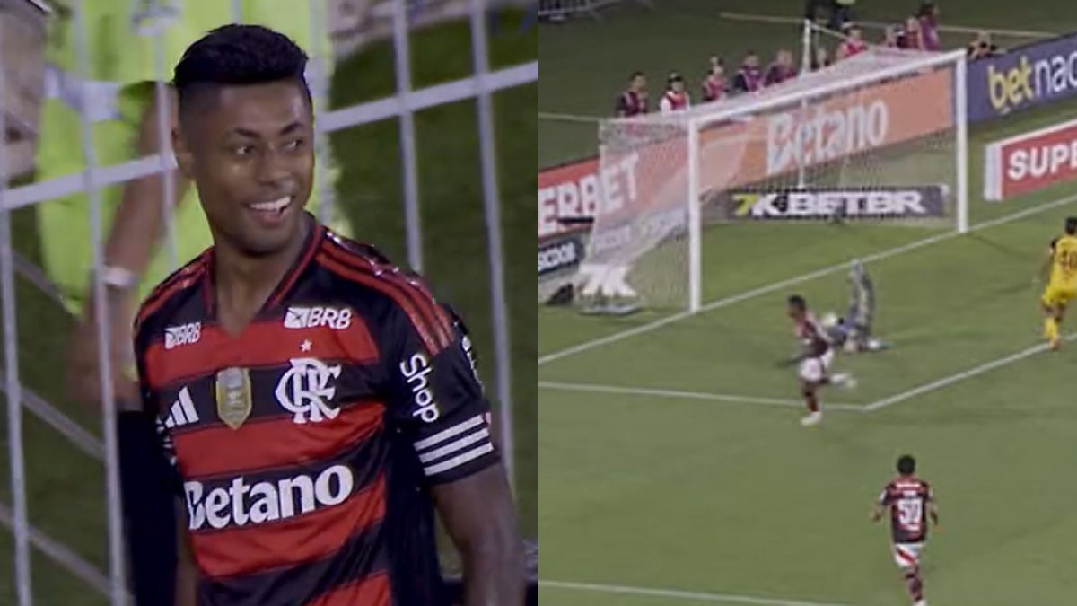 Vídeo | Bruno Henrique faz golaço com assistência de Lino e marca 1º gol do Flamengo x Sport