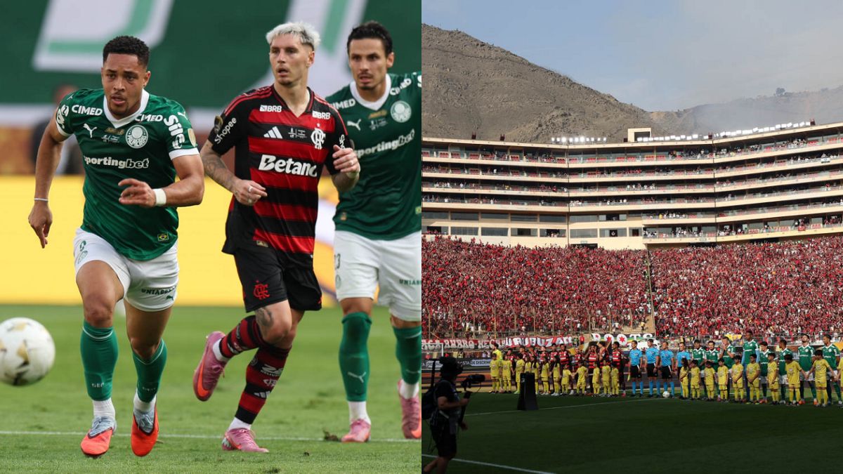 Vitor Roque chora em campo após perder 2ª Libertadores para o Fla