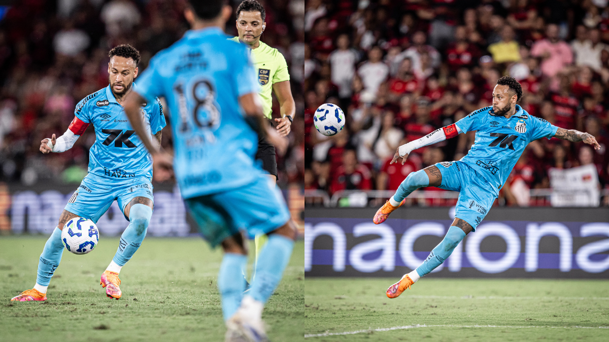 "Você é um merda": câmera flagra fala de Neymar para árbitro em Flamengo x Santos; jogador não foi expulso