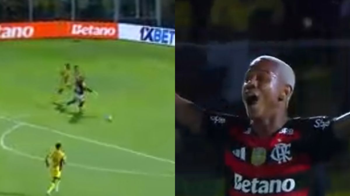 Cadê o VAR? Wallace Yan é derrubado na área, e árbitro ignora pênalti para o Flamengo