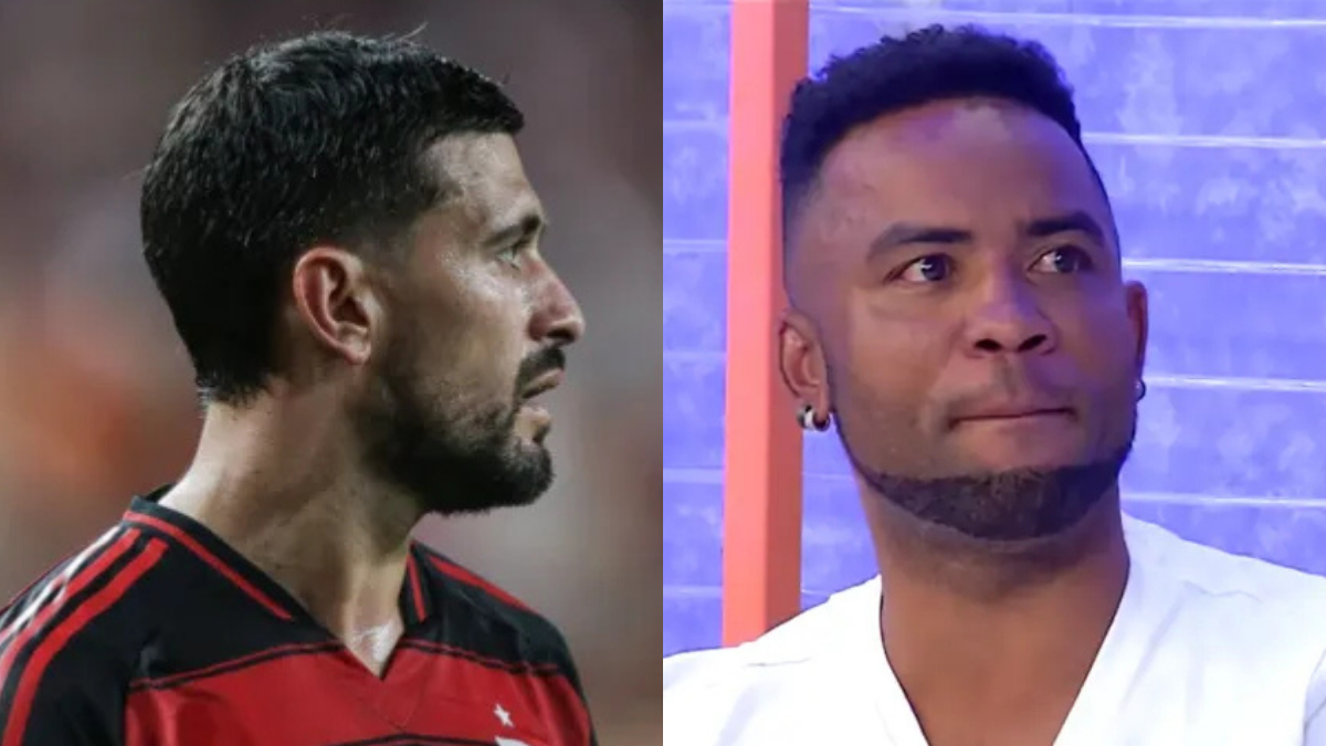 Carlos Alberto debocha de Arrascaeta após jogo do Flamengo