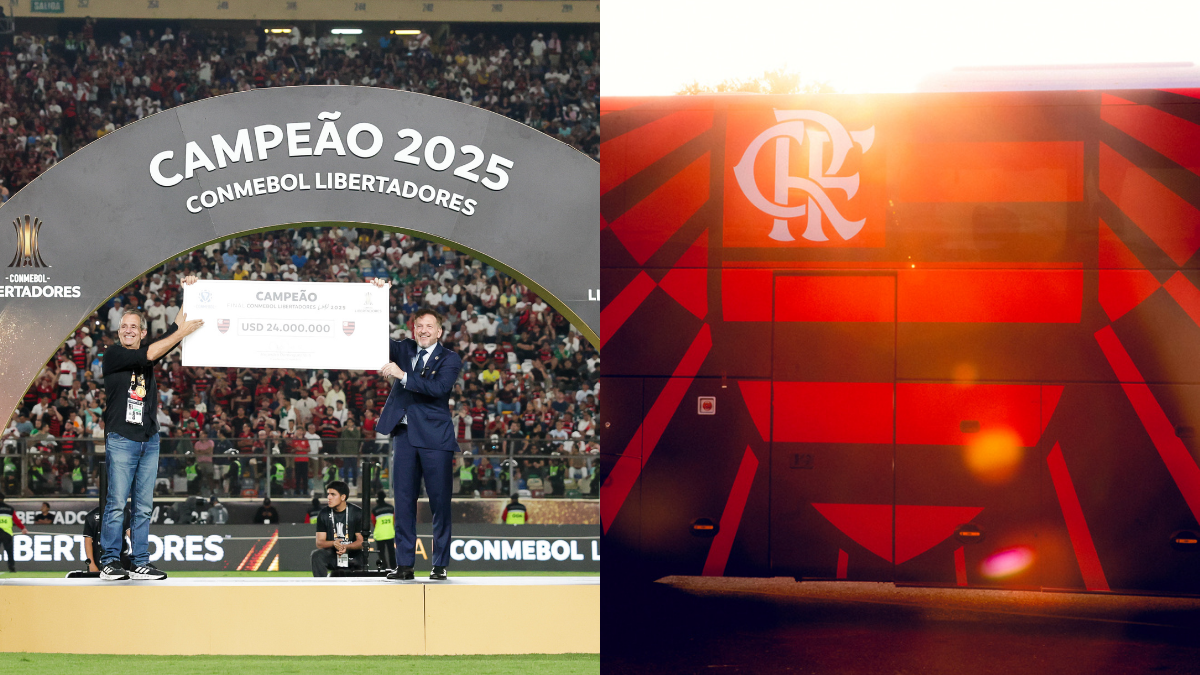 Conmebol define valor milionário de premiação para o Flamengo em final contra PSG