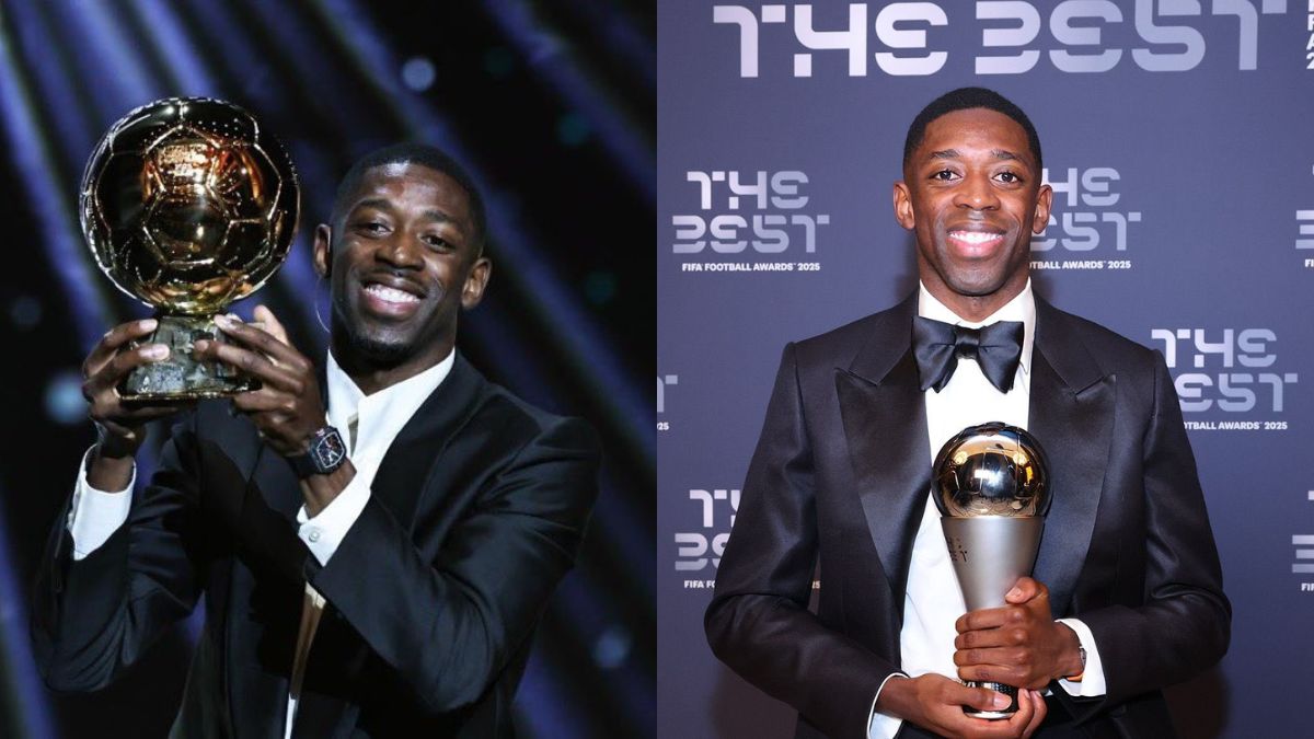 Dembélé conquista The Best antes de jogo do Flamengo x PSG