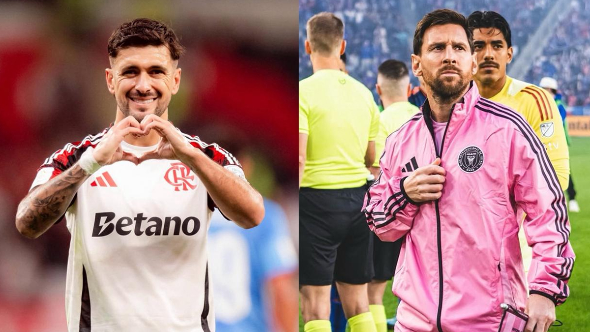 Deu nem pro cheiro: Arrascaeta teve 4 vezes mais votos que Messi no Rei da América