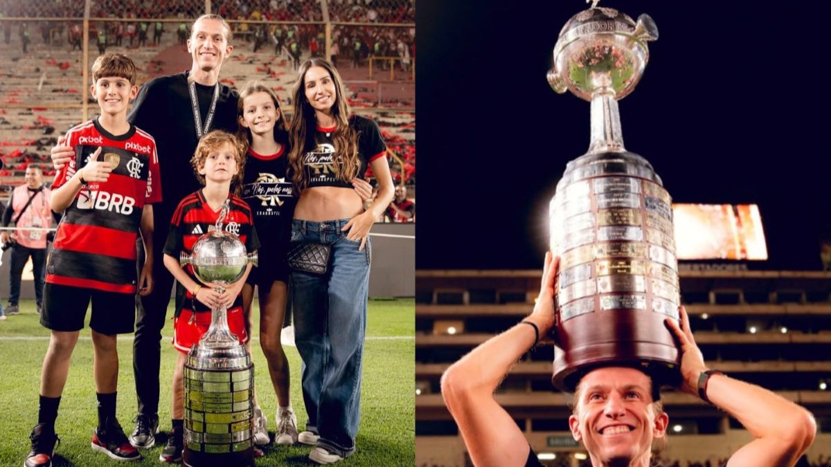Esposa de Filipe Luís desabafa após título do Flamengo