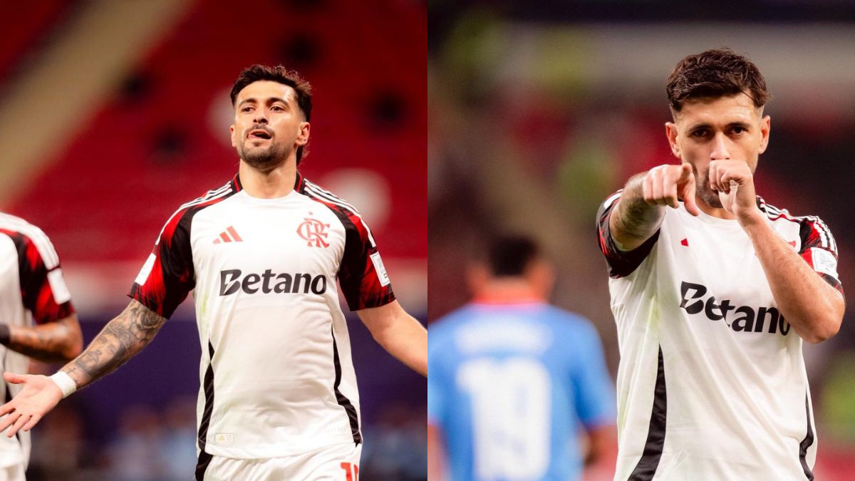 Gol do Flamengo! Arrascaeta humilha goleiro e abre o placar contra o Cruz Azul