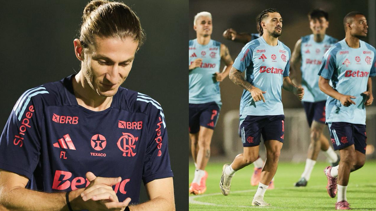 Intercontinental: Filipe Luís aposta em 2 treinos para jogo do Flamengo x Pyramids