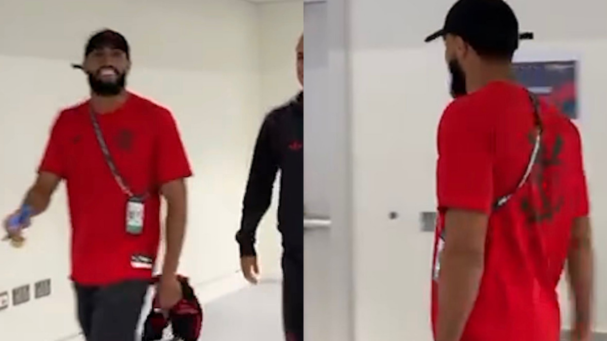 Jogador tem reação curiosa ao ser questionado sobre saída do Flamengo