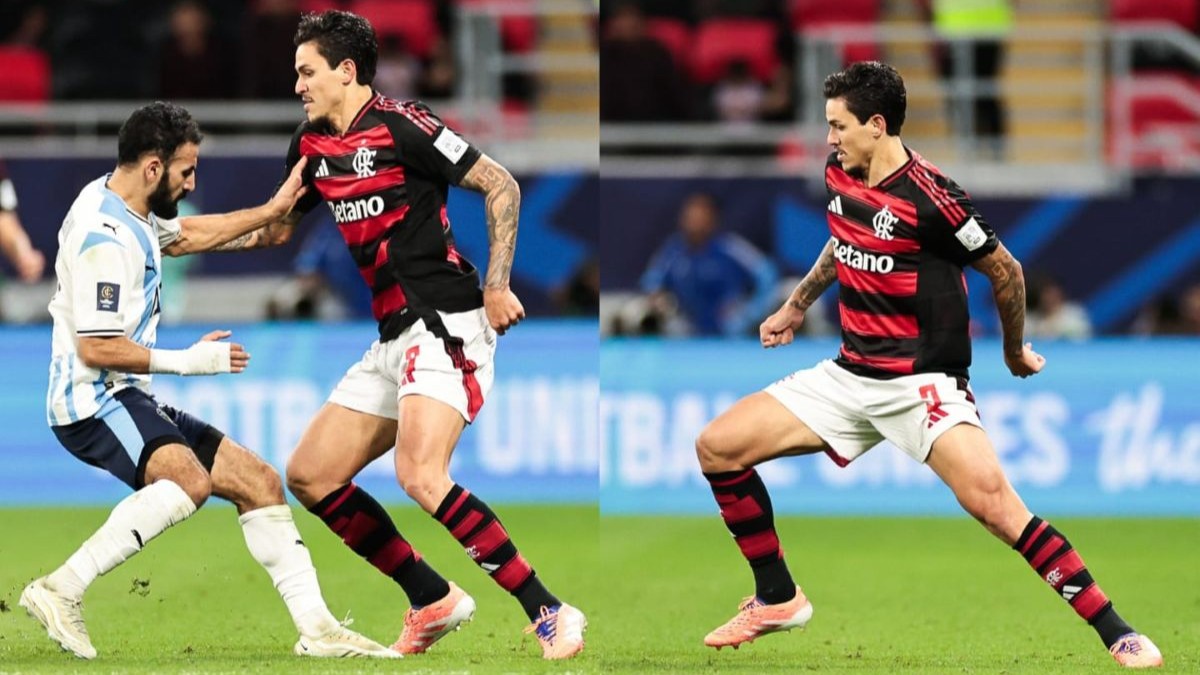 Pedro quebra prognóstico e manda recado para Filipe Luís