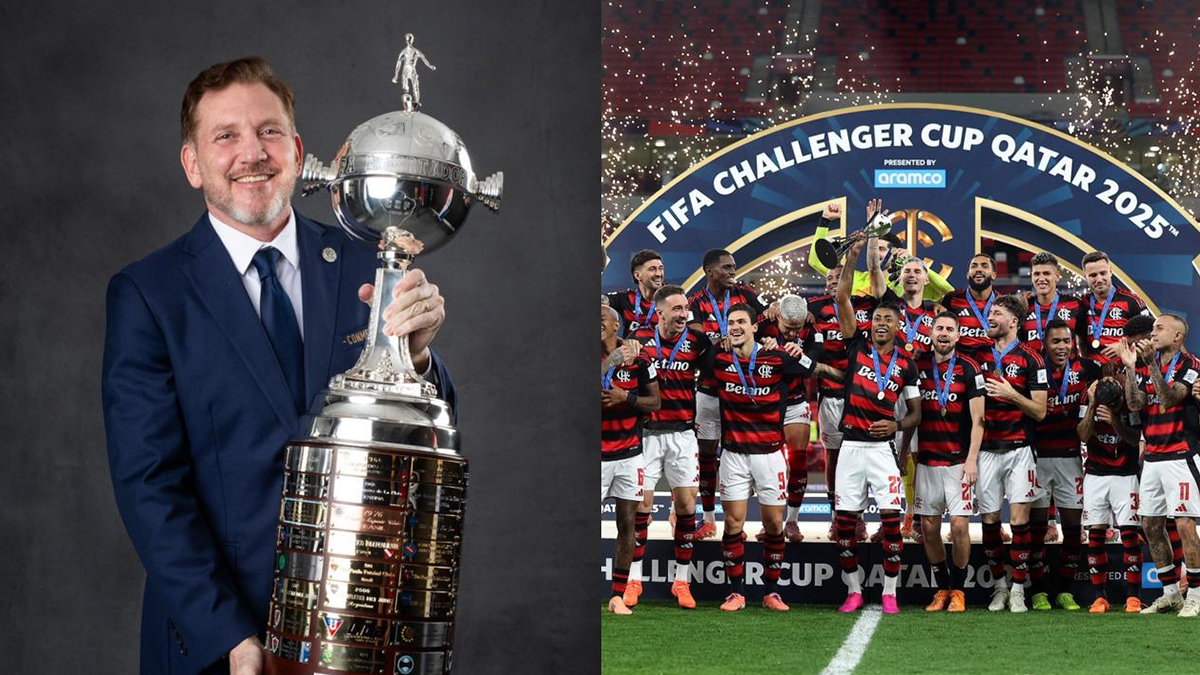 Presidente da Conmebol faz 'pedido' ao Flamengo depois de classificação para a final do Mundial contra o PSG