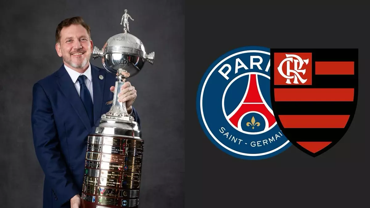 Presidente da Conmebol manda recado entusiasmado ao Flamengo antes da final do Mundial contra o PSG