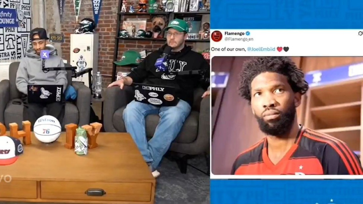 Programa sobre NBA se espanta com torcida do Flamengo