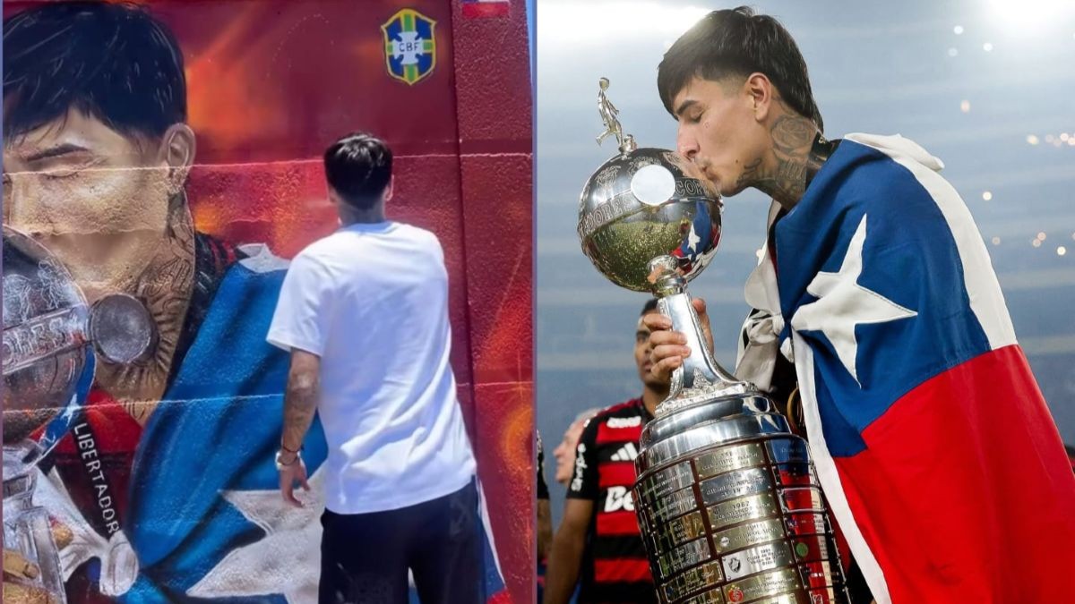 Pulgar recebe homenagem no Chile após ano mágico no Flamengo