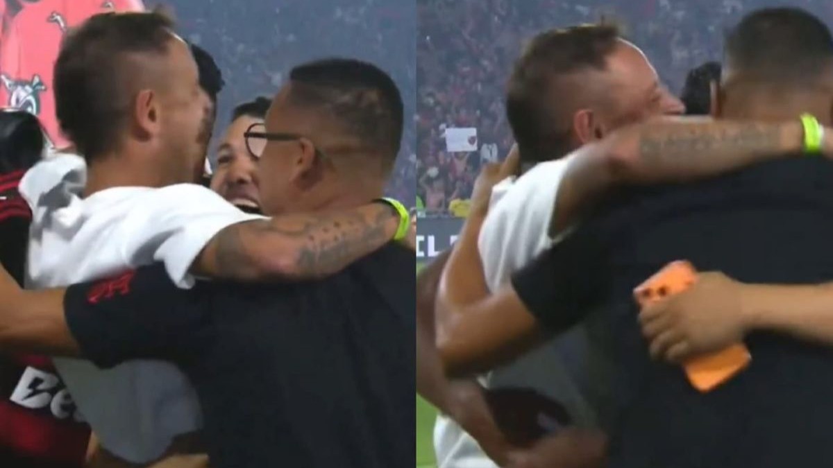 Rafinha protagoniza cena hilária após título do Flamengo