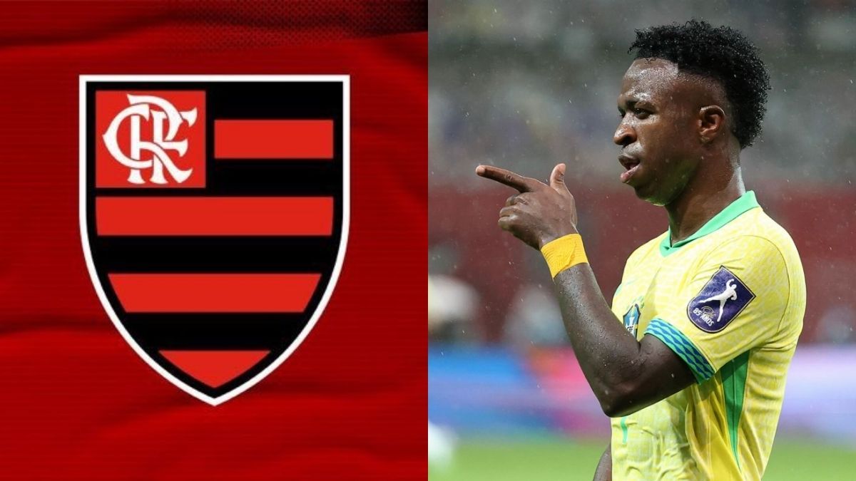 Vini Jr se antecipa e anuncia chegada de Vitão ao Flamengo em rede social