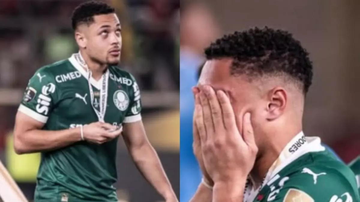 Vitor Roque, do Palmeiras, monta perfeito