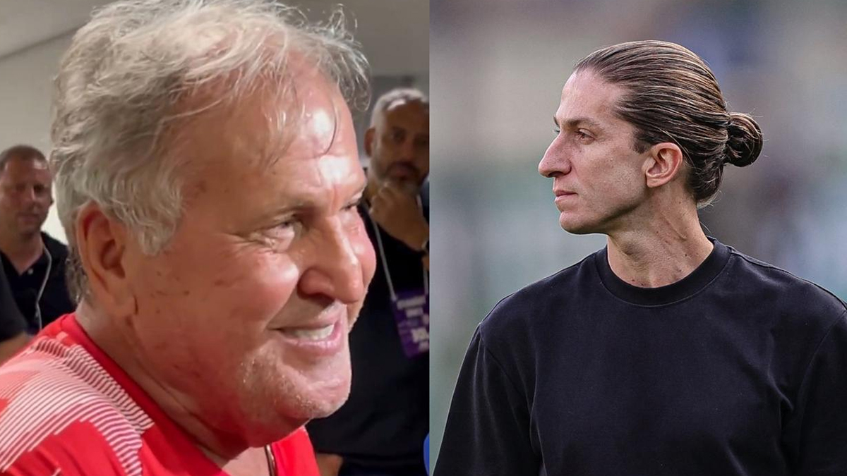Zico defende renovação de Filipe Luís no Flamengo, mas admite parcialidade: "Sou suspeito porque..."